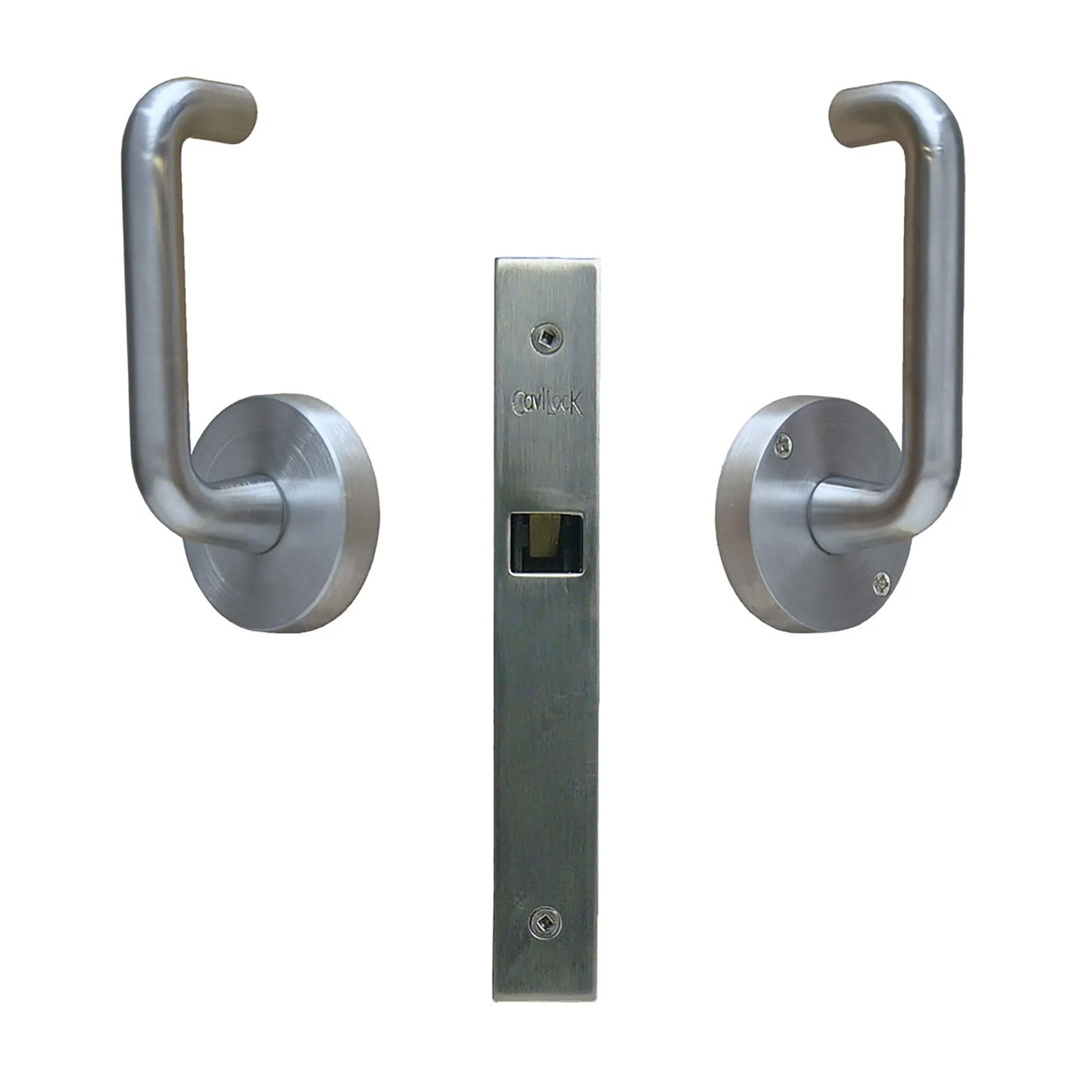 Cavity Sliders CL100 Pocket Door Lever – Satin Chrome – Fits 1-3/8" Thick Door
