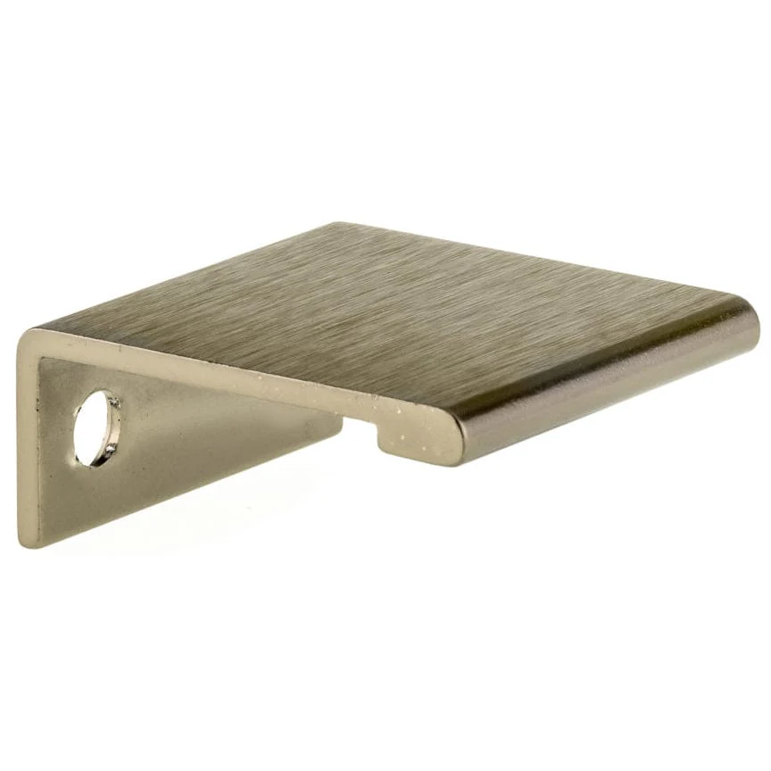 Contemporary Edge Pull, 1" Center-to-Center, Champagne Bronze