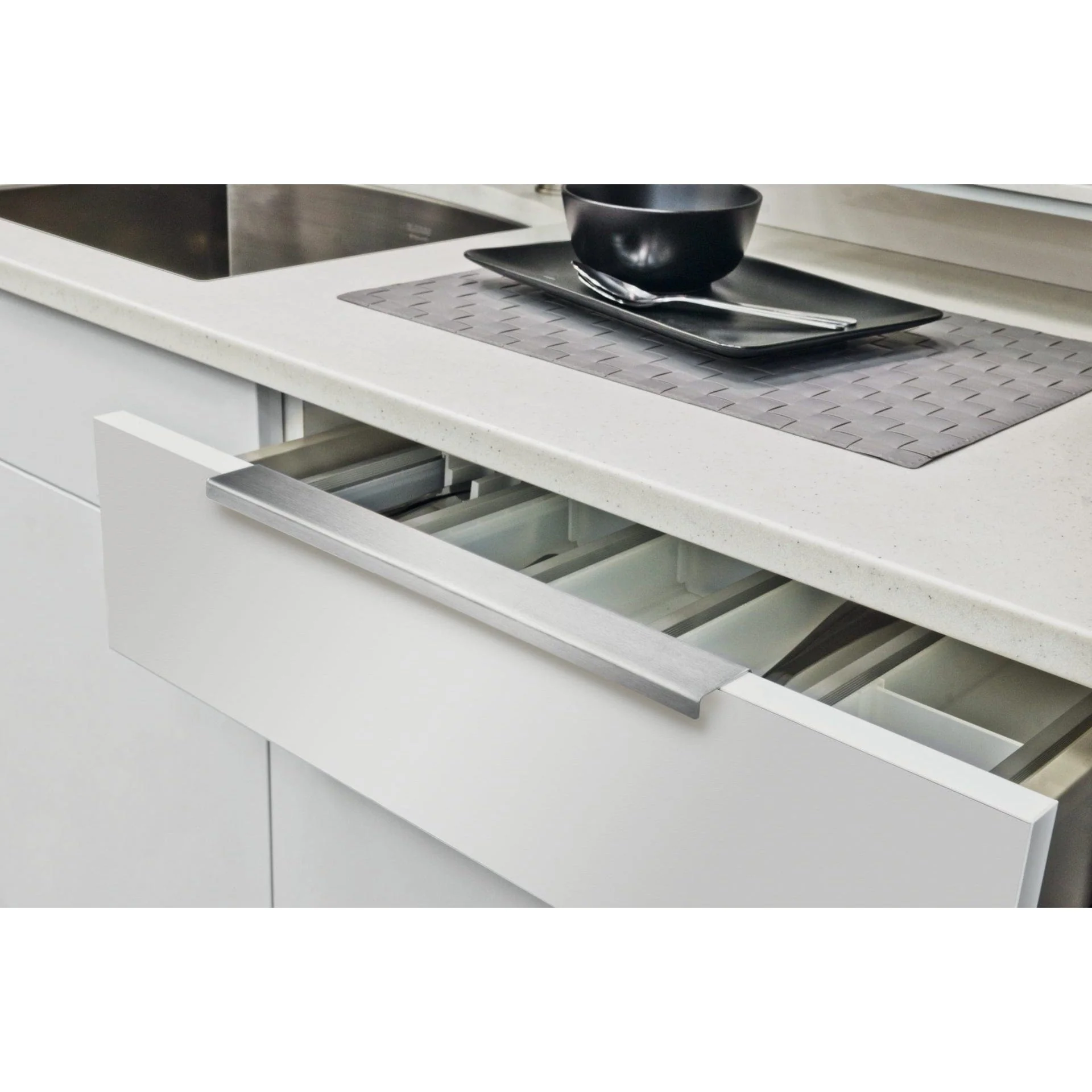 Contemporary Edge Pull - Stainless Steel - 11" Center-to-Center - Stainless Steel Finish - Image 4