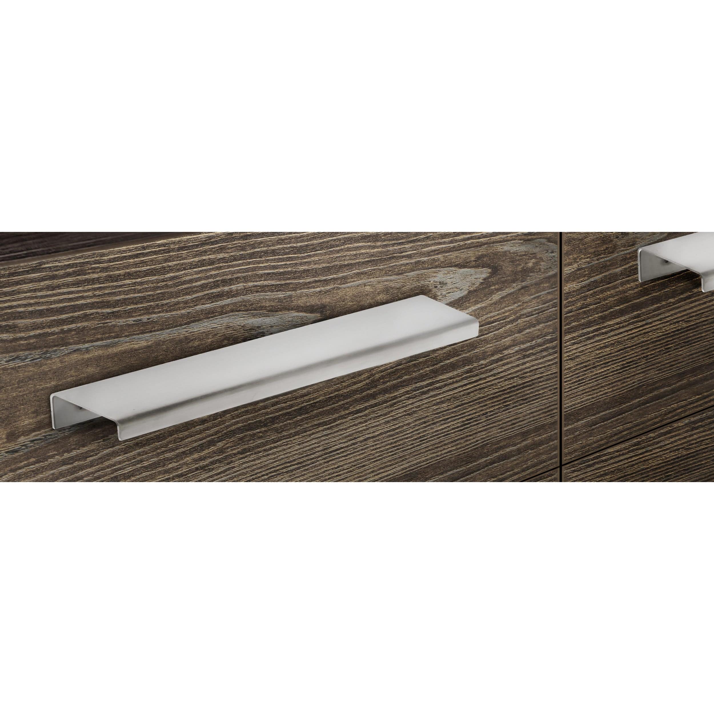 Contemporary Edge Pull, 17" Center-to-Center, Stainless Steel - Image 5