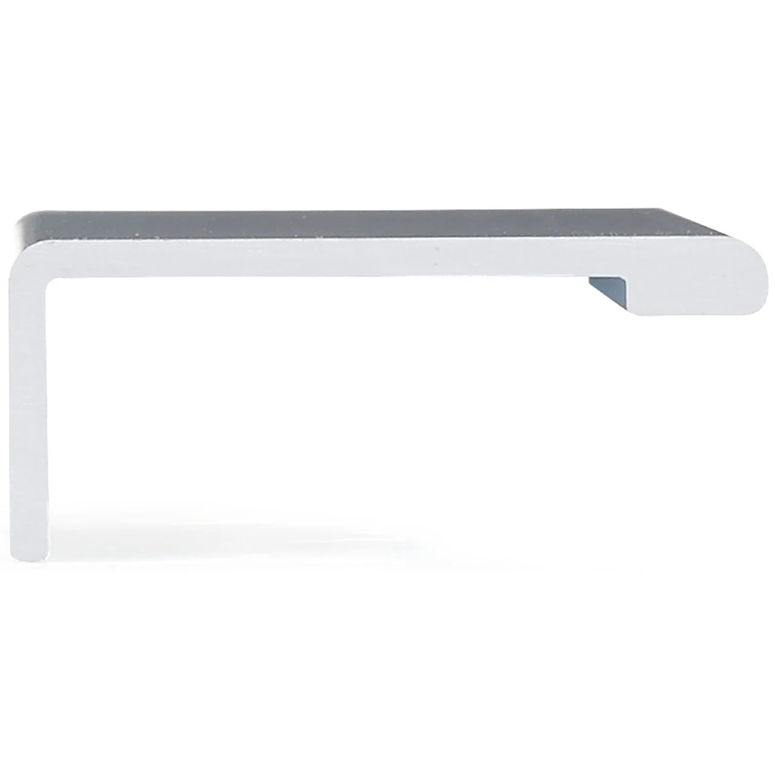 Contemporary Edge Pull, 3-1/8" Center-to-Center, Aluminum - Image 3