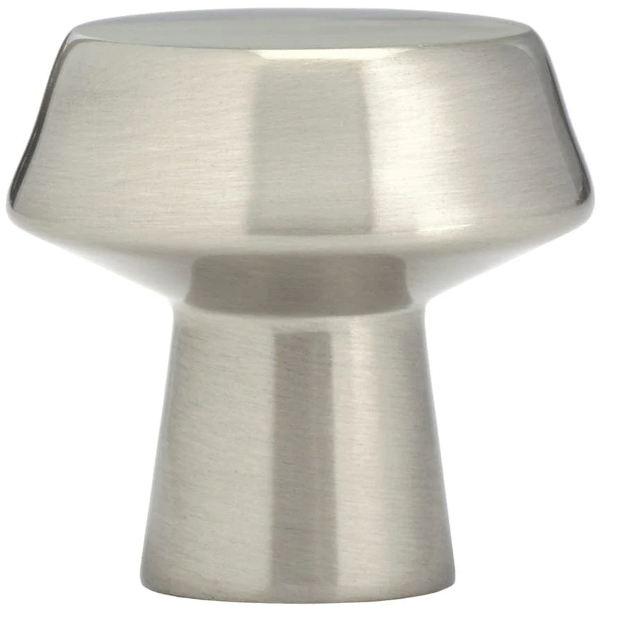 Contemporary Knob, 1-1/16" D, Brushed Nickel - Image 3