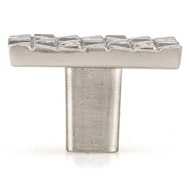 Contemporary Knob, 1-1/4" x 1-1/4", Brushed Nickel - Image 3