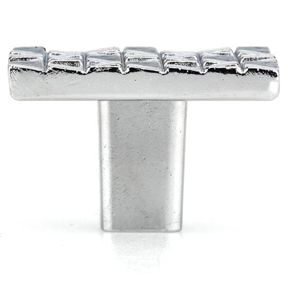 Contemporary Knob, 1-1/4" x 1-1/4", Chrome - Image 3