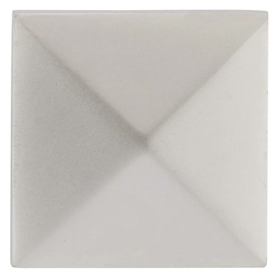 Contemporary Knob, 1-1/4" x 1-1/4", Matte Nickel - Image 2