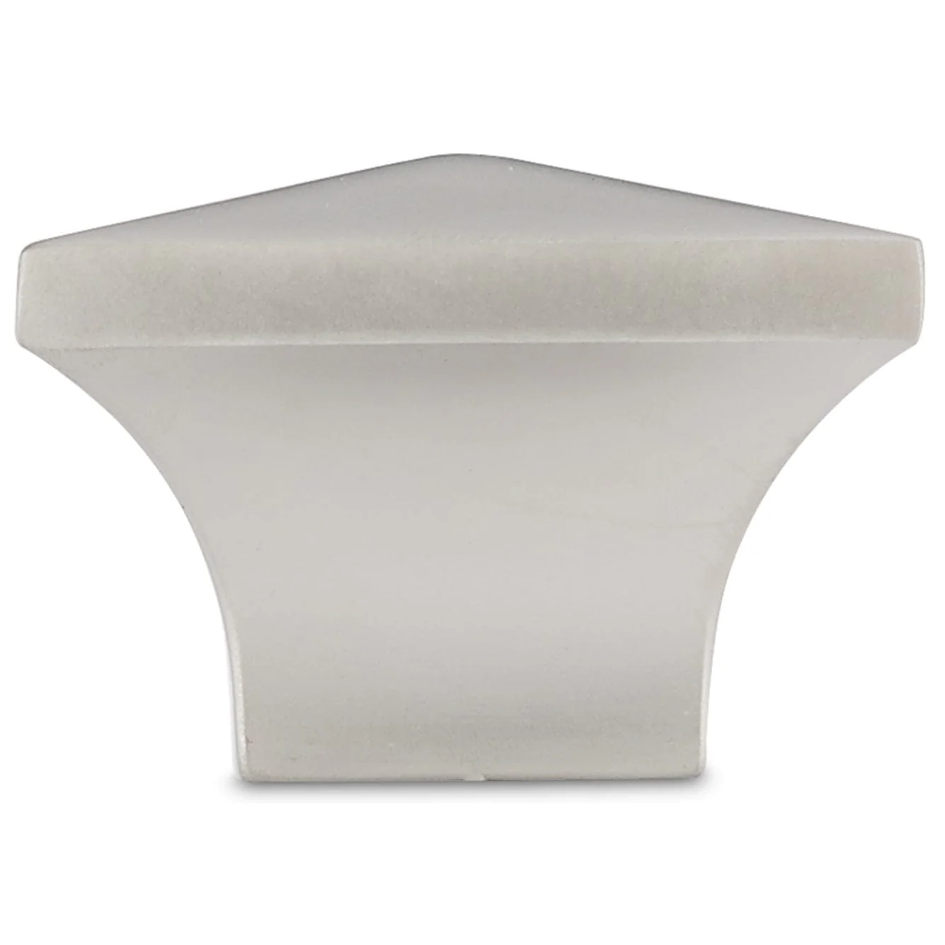 Contemporary Knob, 1-1/4" x 1-1/4", Matte Nickel - Image 3