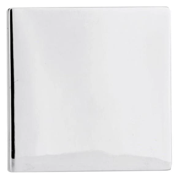 Contemporary Knob, 1-21/32" x 1-21/32", Polished Nickel - Image 2