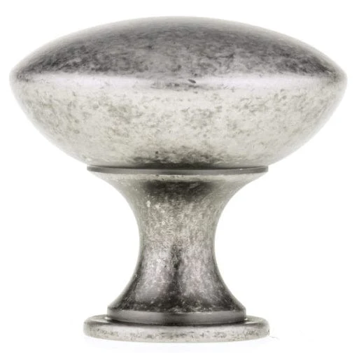 Contemporary Knob, 1-9/16" D, Pewter - Image 3