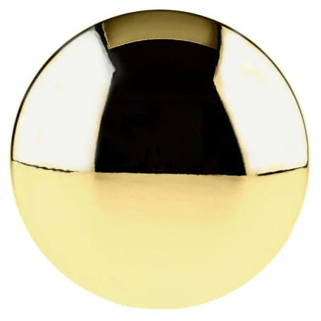 Contemporary Knob - 1-9/16" D - Satin Gold - Image 2