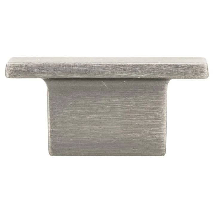Contemporary Knob, 1-9/16" x 7/8", Antique Nickel - Image 3