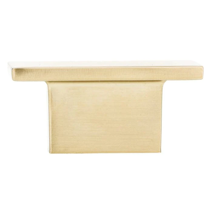 Contemporary Knob, 1-9/16" x 7/8", Champagne Bronze - Image 3