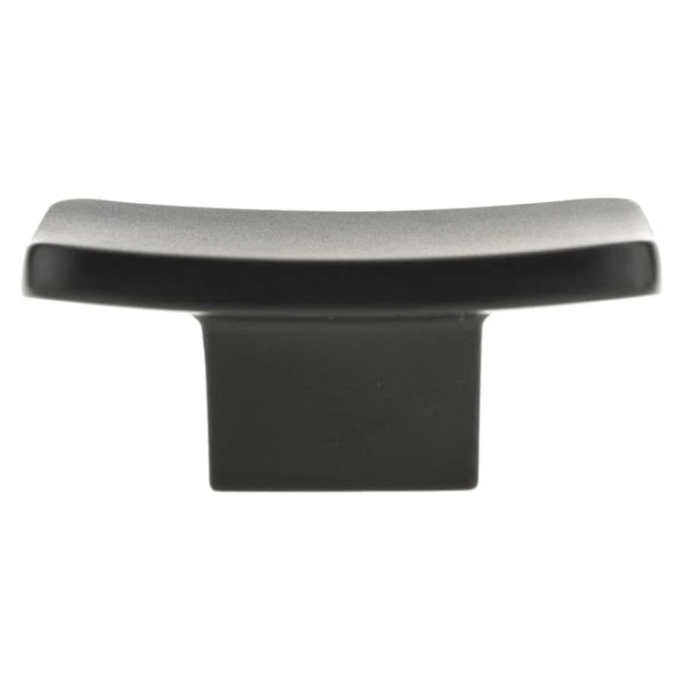 Contemporary Knob, 2-1/4" x 2-1/4", Matte Black - Image 3