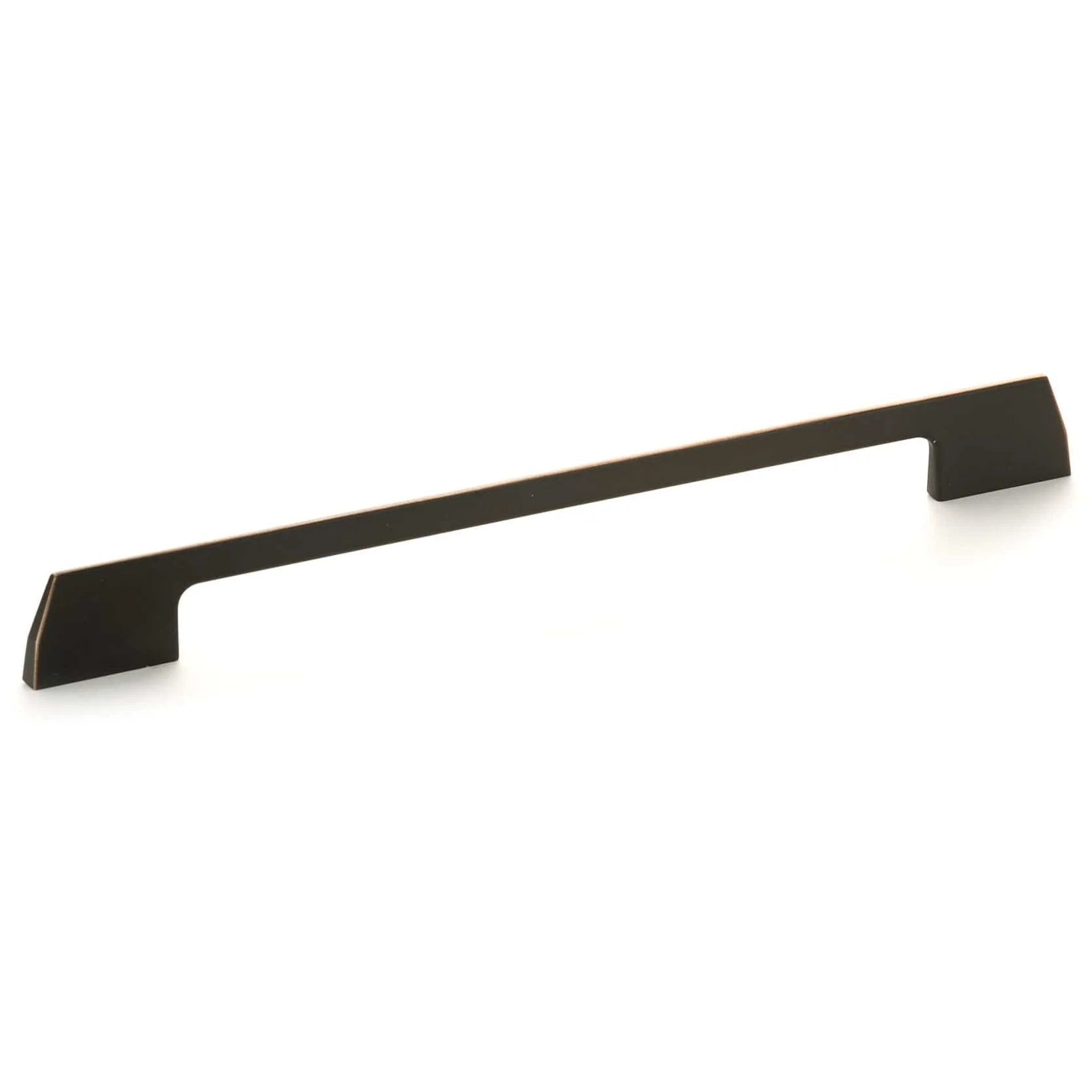 Contemporary Pull, 10-1/8" Center-to-Center, Brushed Oil-Rubbed Bronze