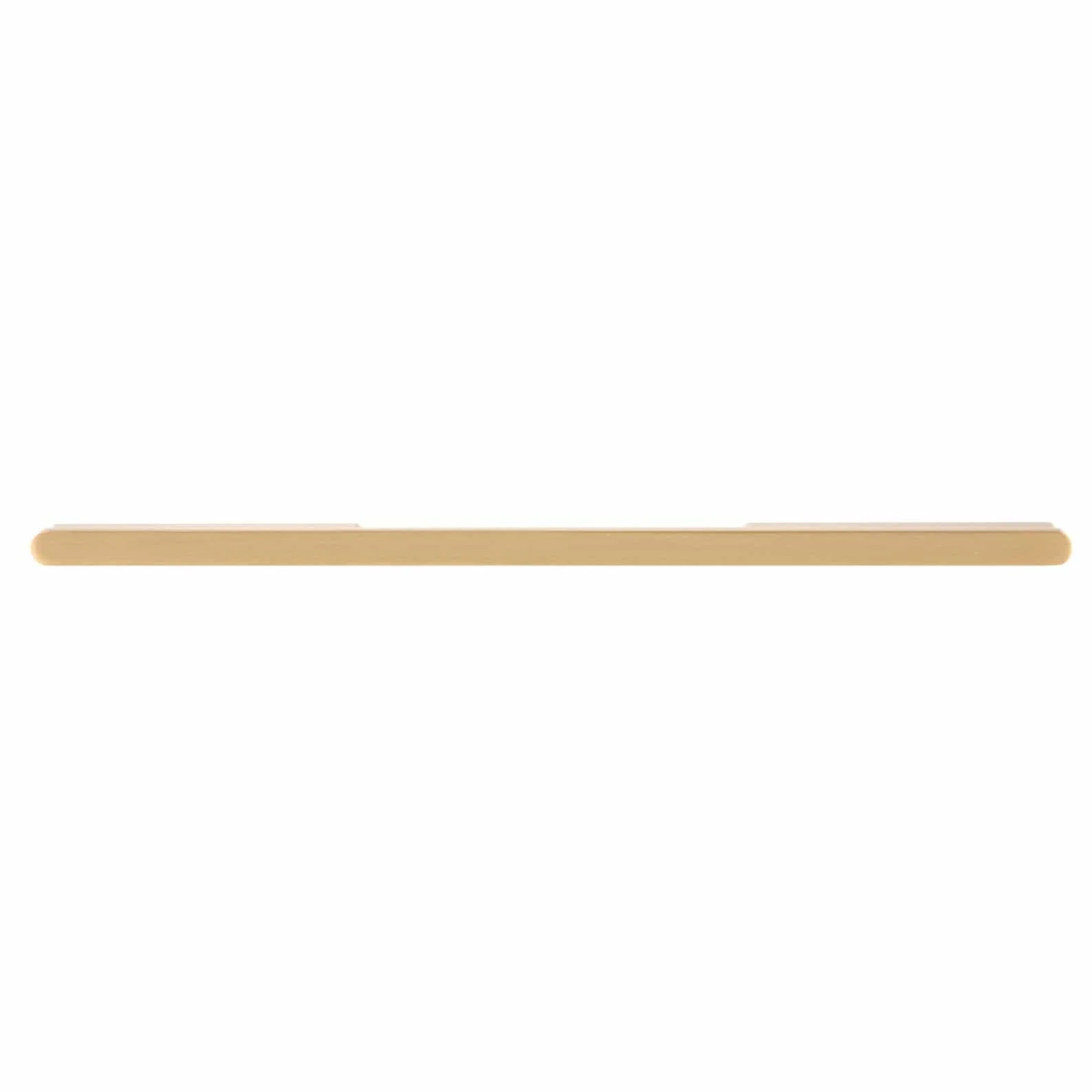 Contemporary Pull - 12-5/8" Center-to-Center - 15/32" W x 13-3/8" L - Brushed Gold - Image 2