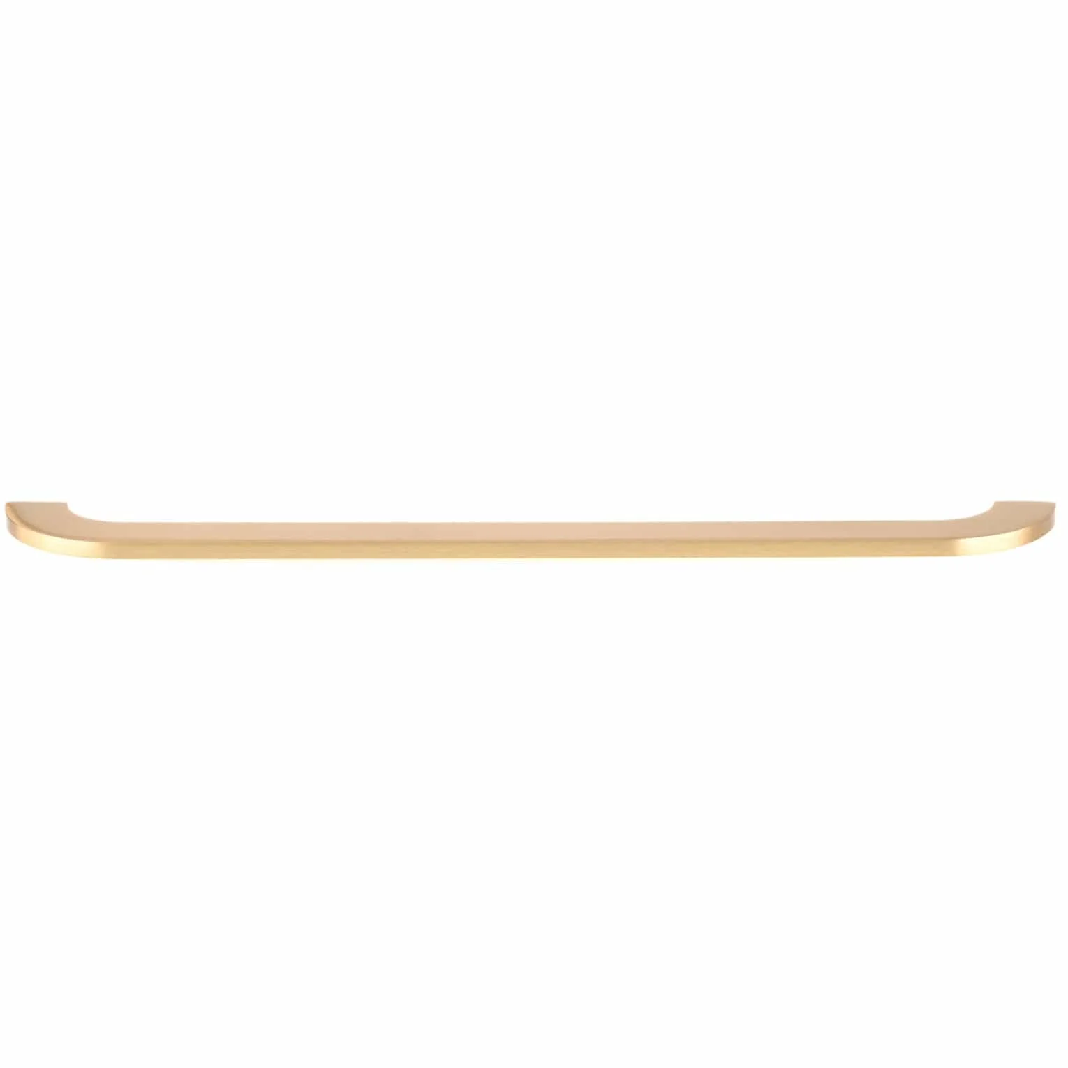 Contemporary Pull - 12-5/8" Center-to-Center - 1/4" W x 13-3/8" L - Brushed Gold - Image 2