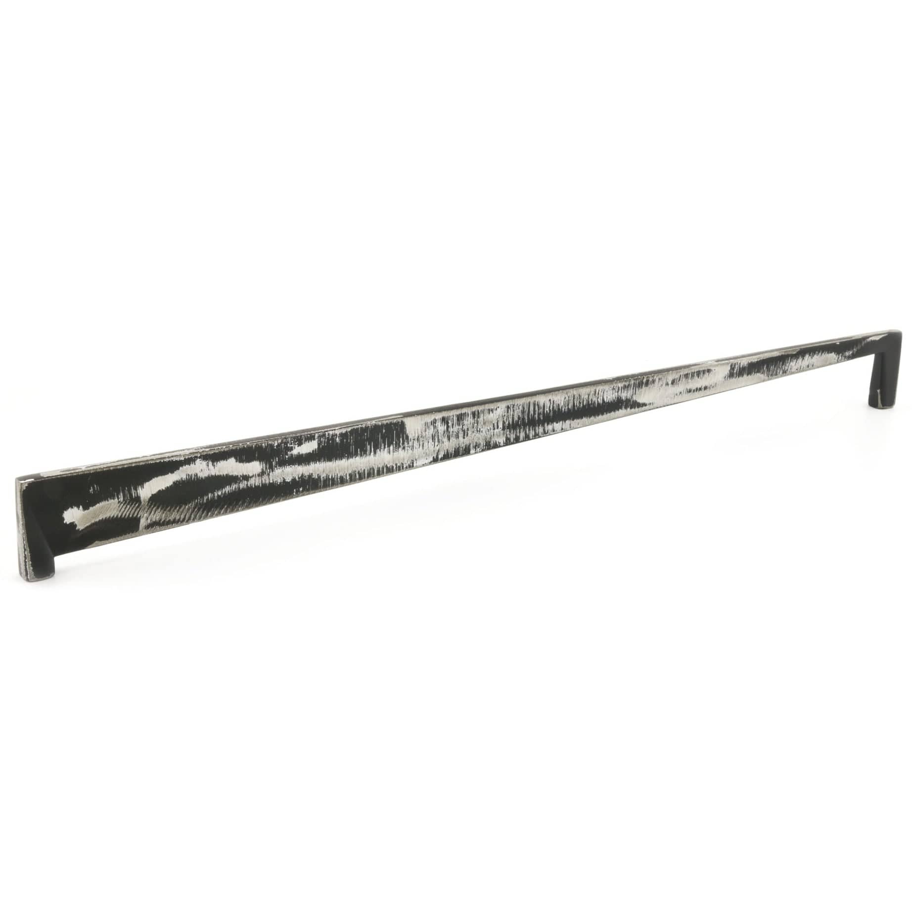 Contemporary Pull, 12-5/8" Center-to-Center, Brushed Industrial Black