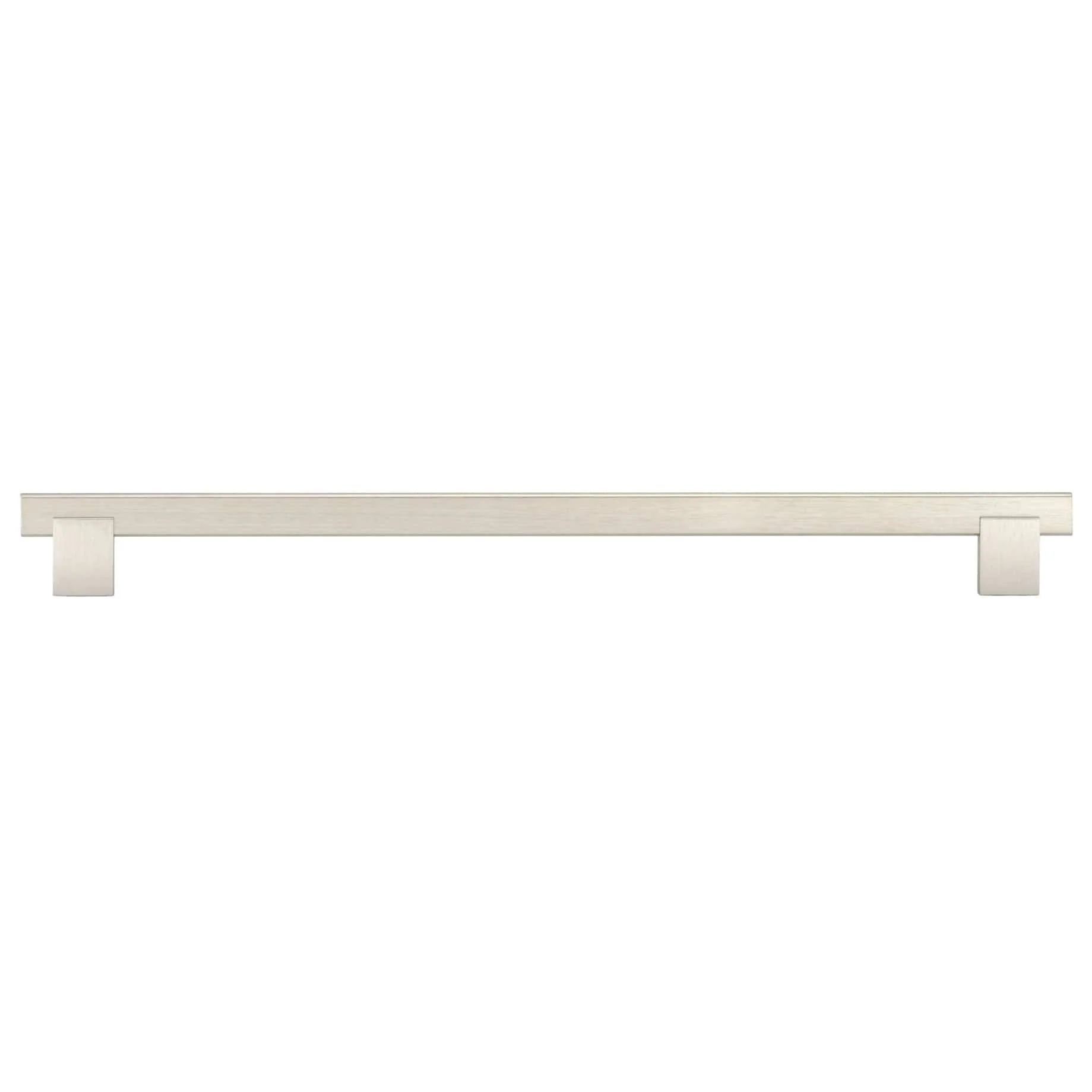 Contemporary Pull - 12-5/8" Center-to-Center - 7/16" W x 13-7/8" L - Brushed Nickel - Image 3