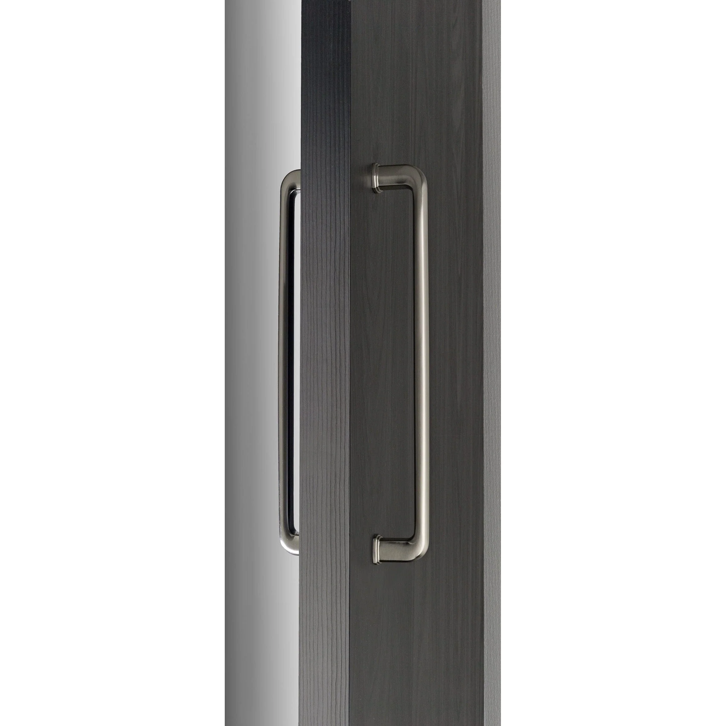 Contemporary Pull, 12-5/8" Center-to-Center, Brushed Nickel, 1 Pair - Image 4