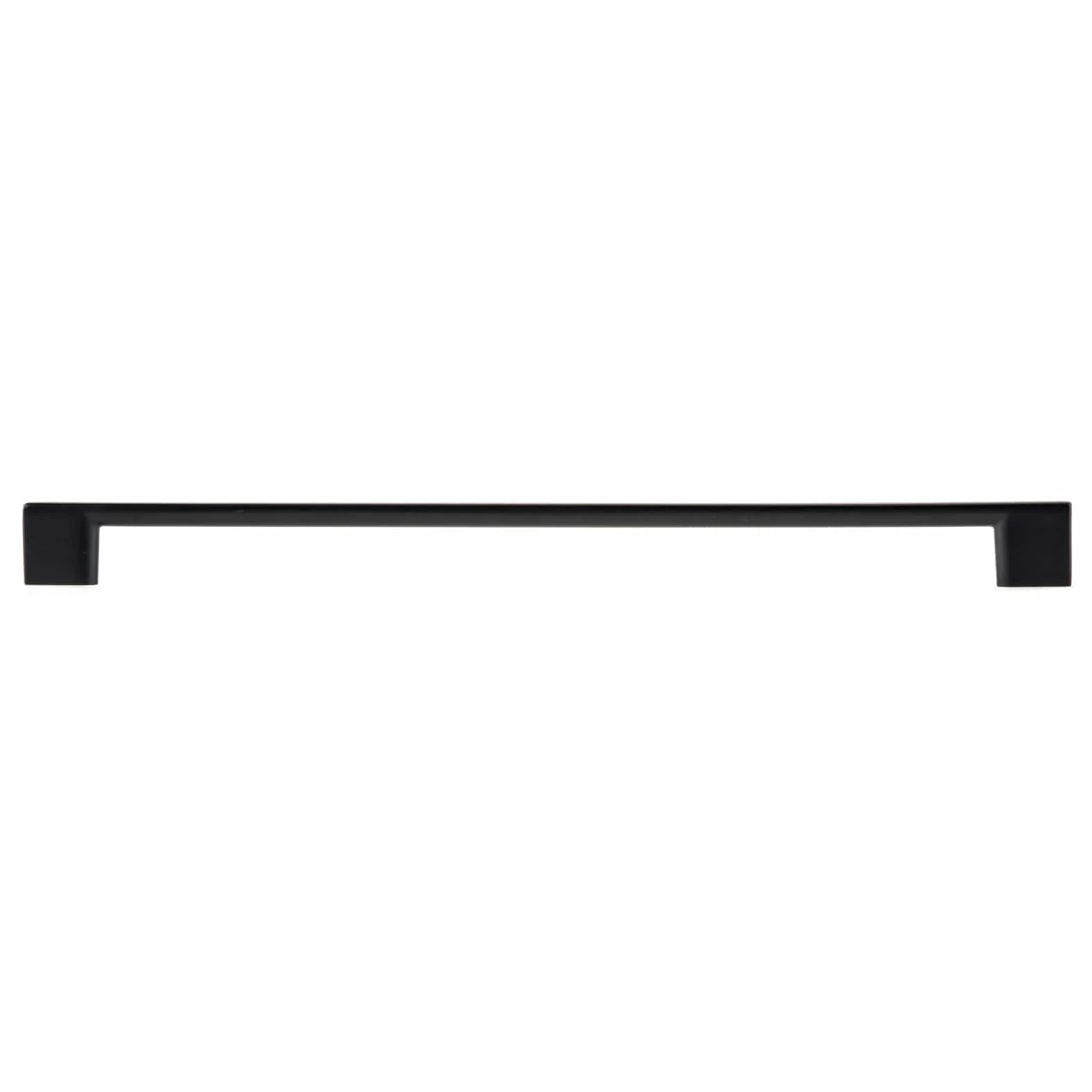 Contemporary Pull - 12-5/8" Center-to-Center - 11/32" W x 14-1/8" L - Matte Black - Image 3