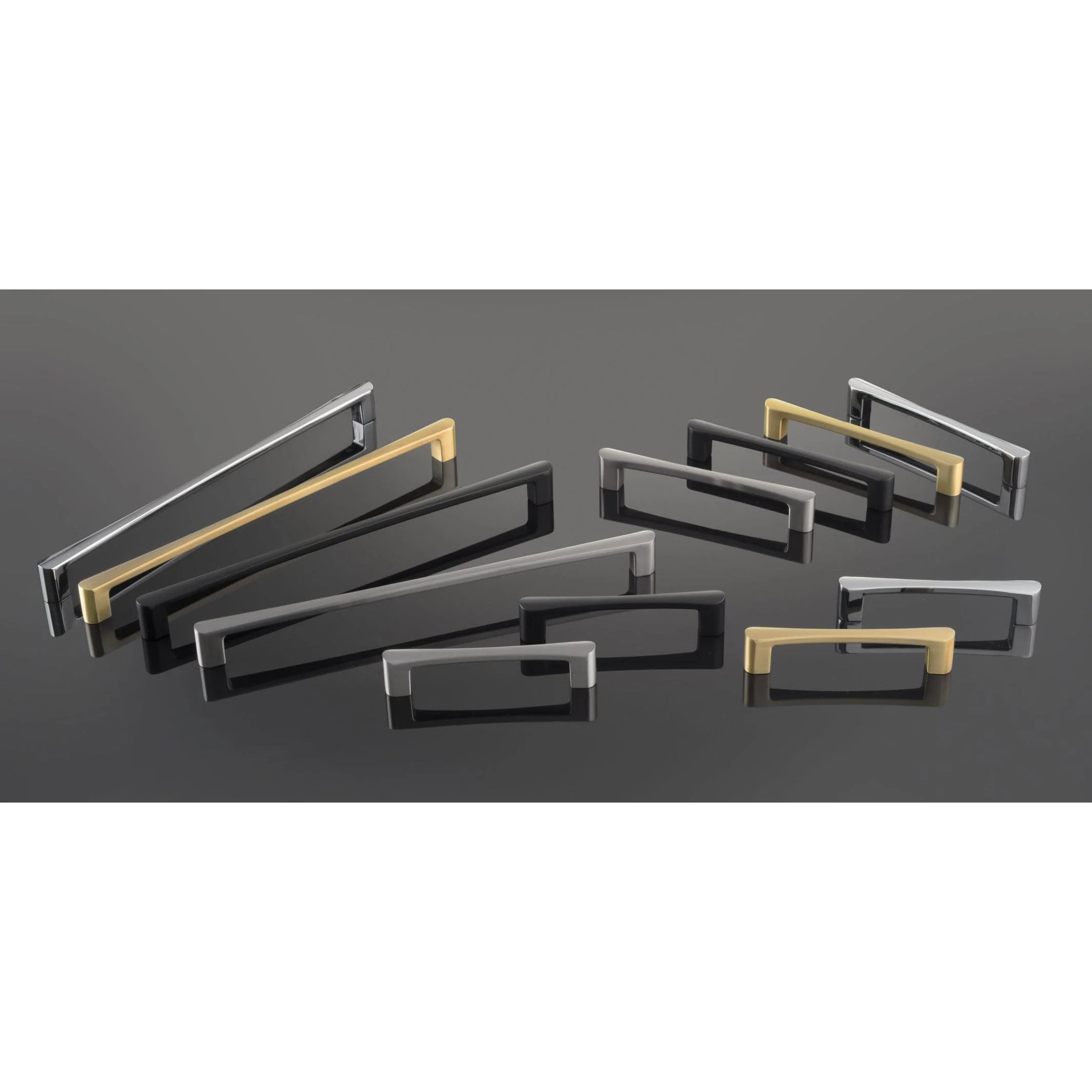 Contemporary Pull, 12-5/8" Center-to-Center, Satin Brass - Image 4