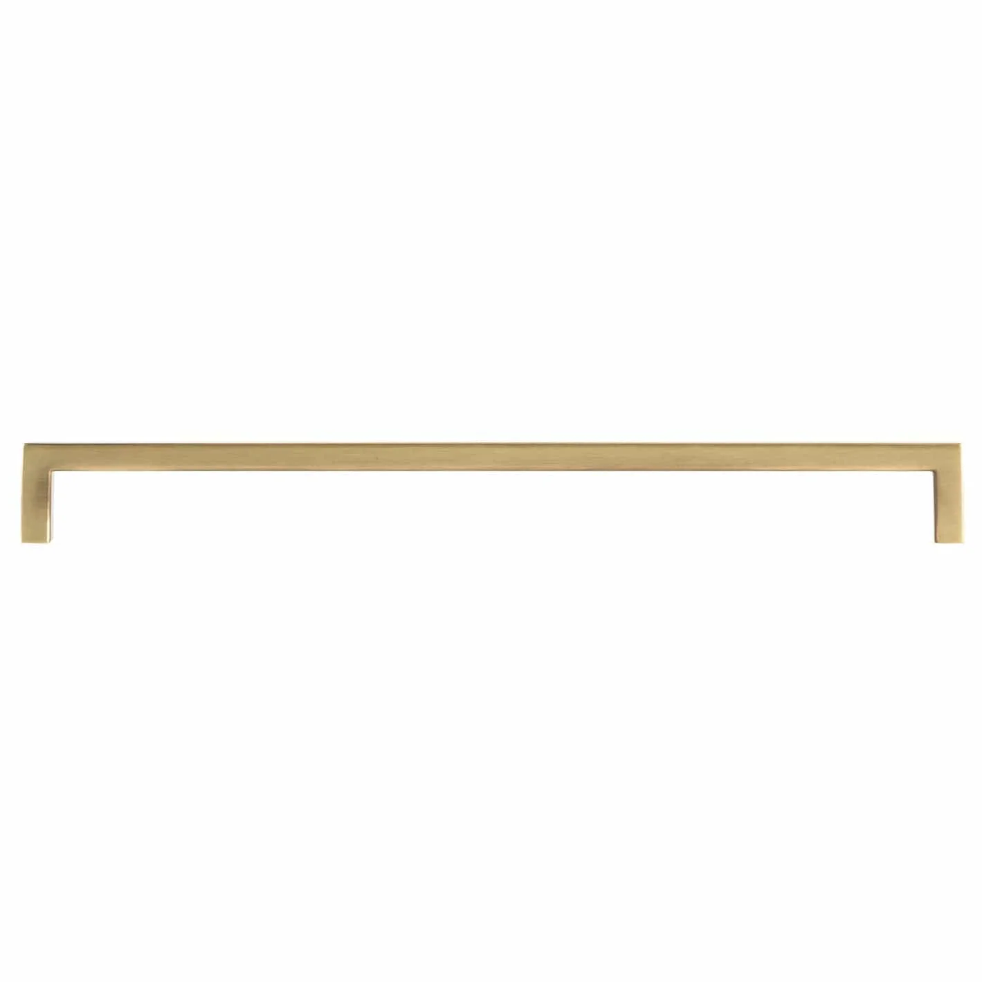 Contemporary Pull, 12-5/8" Center-to-Center, Satin Brass - Image 3