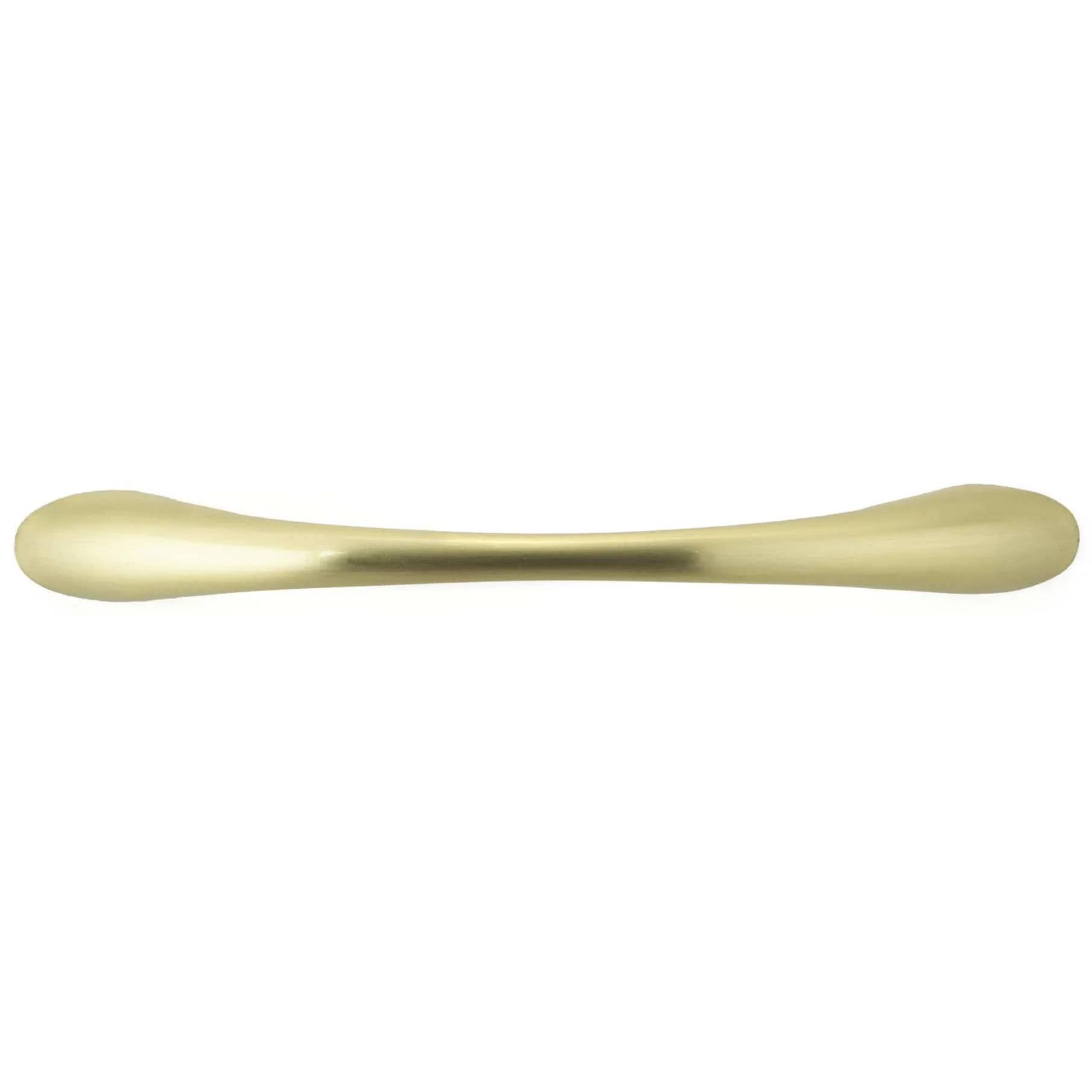 Contemporary Pull, 3-3/4" Center-to-Center, Satin Brass - Image 2