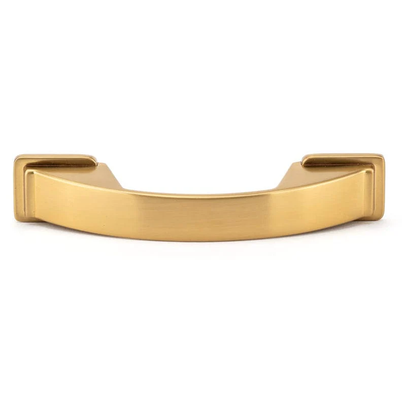 Contemporary Pull - 3" Center-to-Center - Aurum Brushed Gold - Image 2