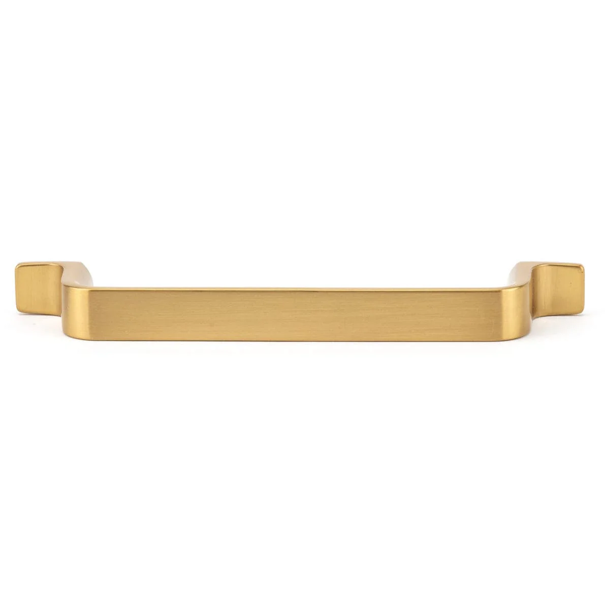 Modern Luxe Contemporary Pull - 5-1/16" Center-to-Center - Aurum Brushed Gold - 19/32" W x 6-1/2" L - Image 2