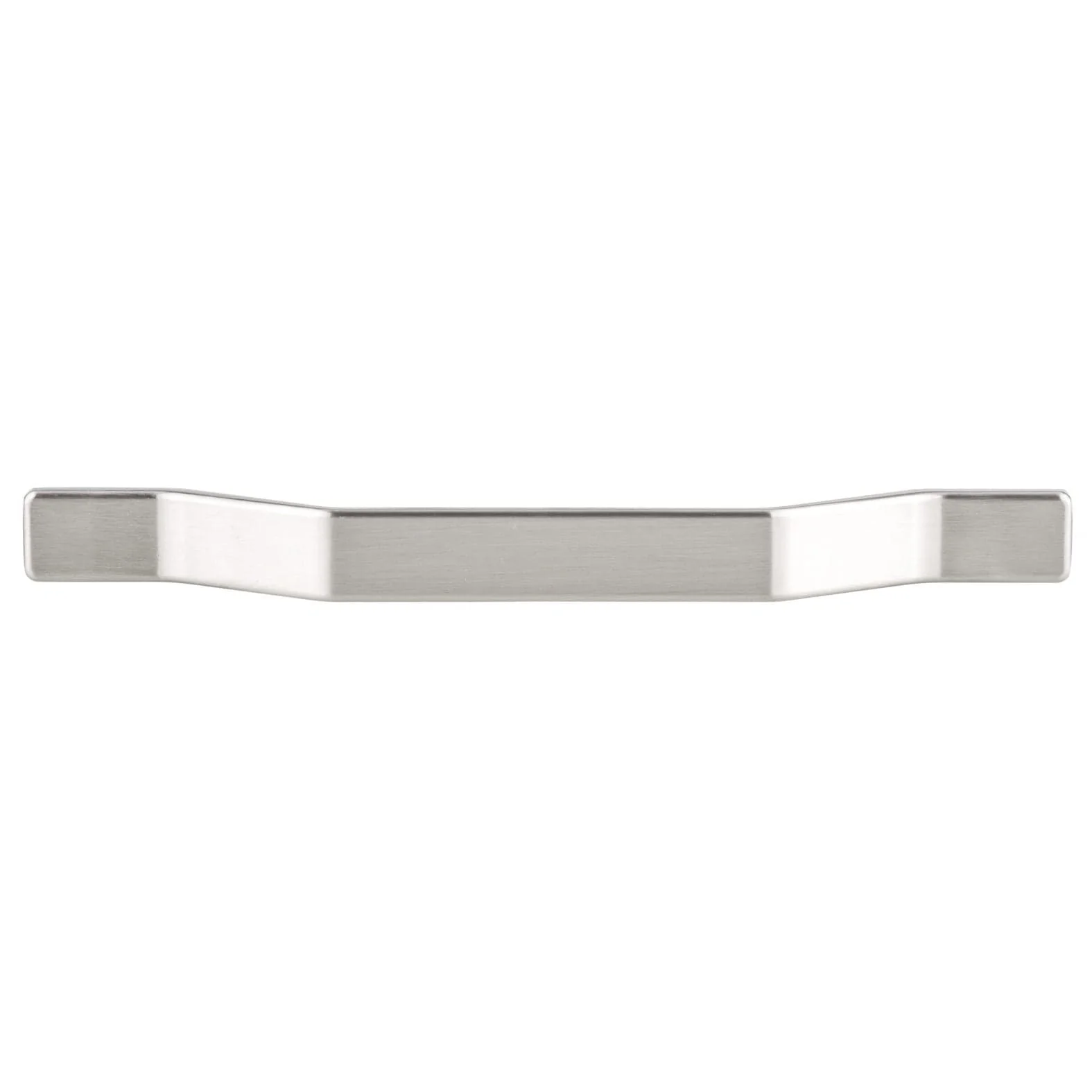 Contemporary Pull - 5-1/16" Center-to-Center - 23/32" W x 7-7/8" L - Brushed Nickel - Image 2