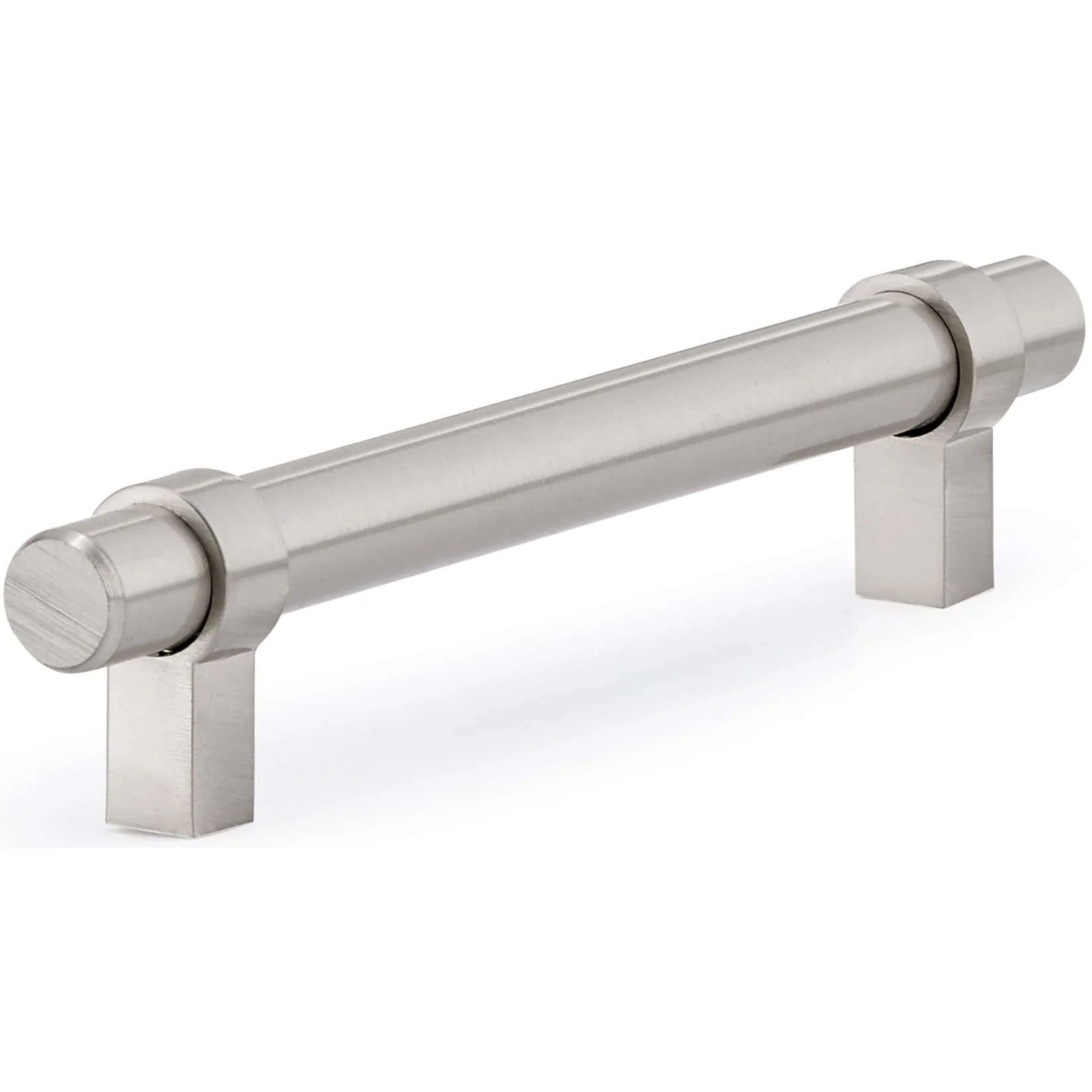 Contemporary Pull, 5-1/16" Center-to-Center, Brushed Nickel