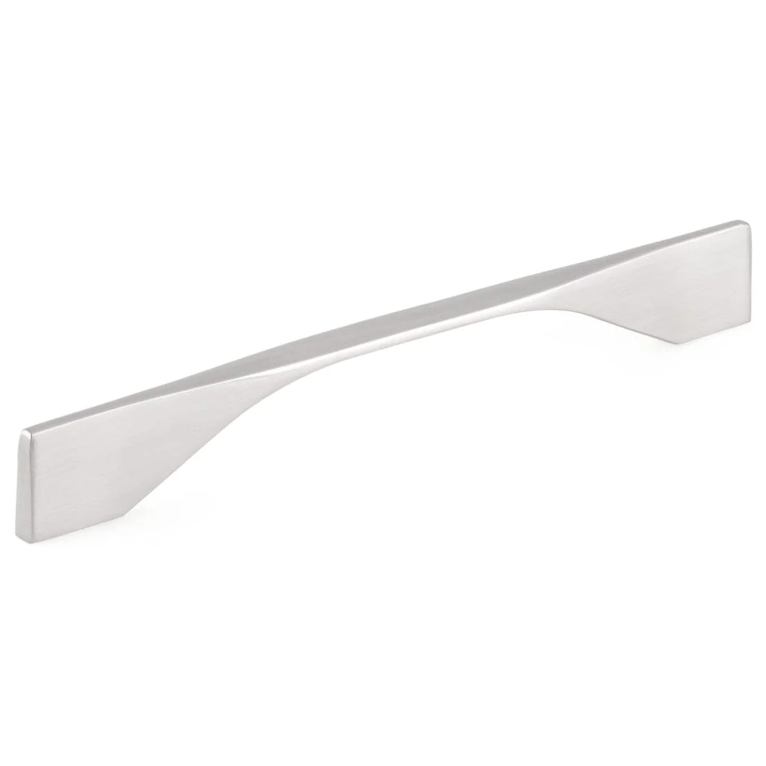 Contemporary Pull, 6-5/16" to 7-9/16" Center-to-Center, Brushed Nickel