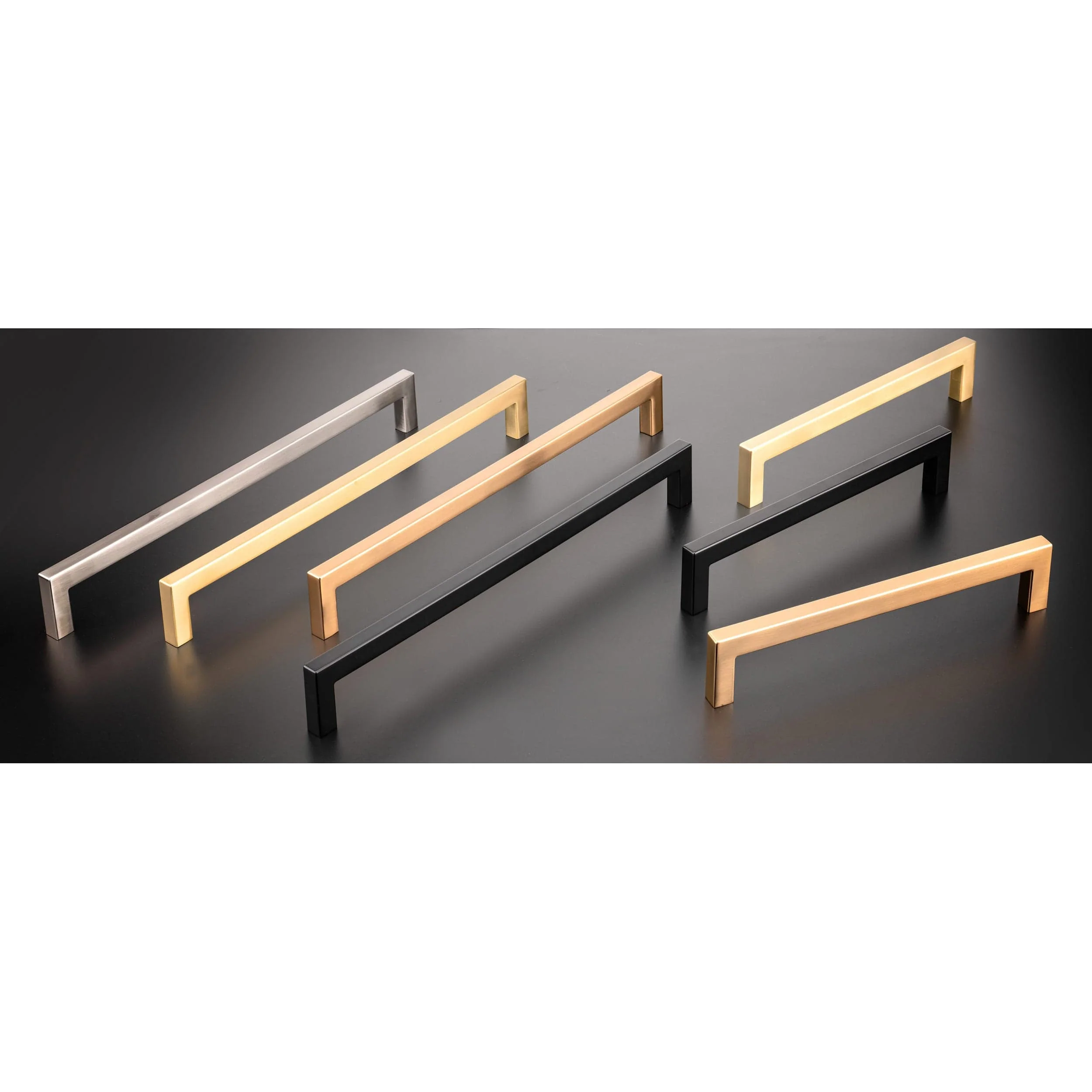 Contemporary Pull, 7-9/16" Center-to-Center, Matte Black - Image 5