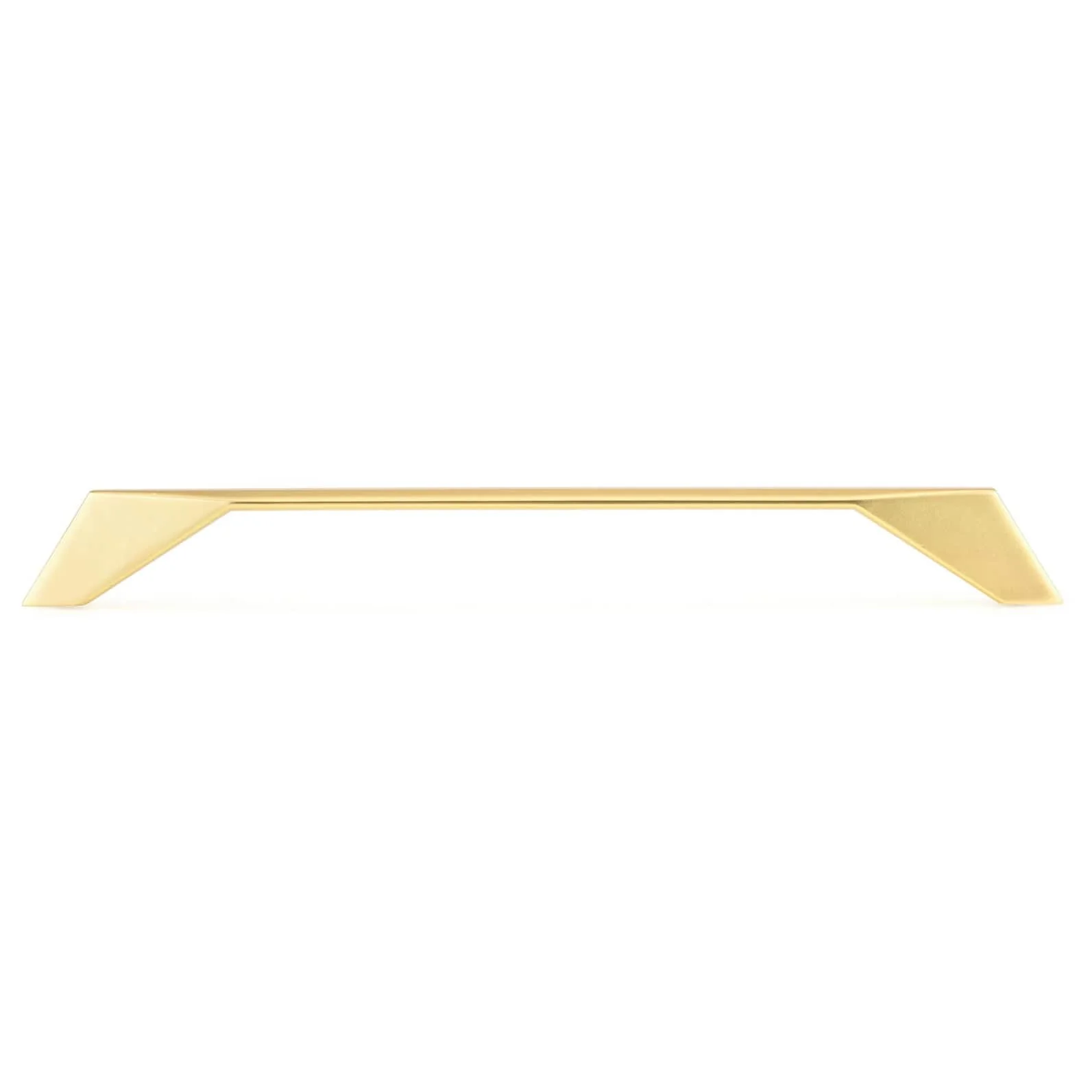 Contemporary Pull - 8-13/16" Center-to-Center - Brushed Gold - Image 3
