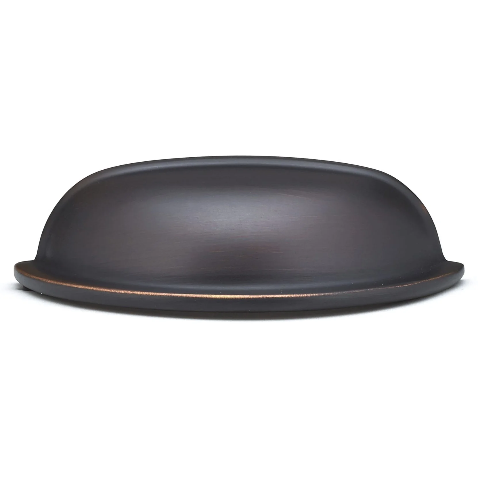 Traditional Cup Pull, 3" Center-to-Center, Brushed Oil-Rubbed Bronze - Image 3