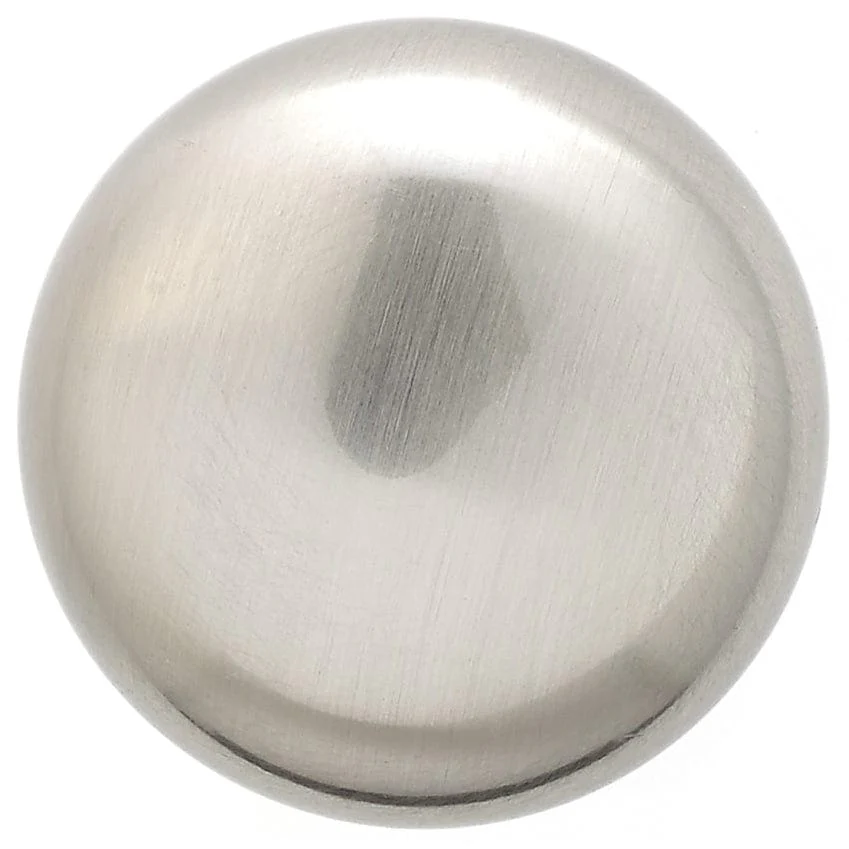 Traditional Knob - 1-1/2" D - Brushed Nickel - Image 2