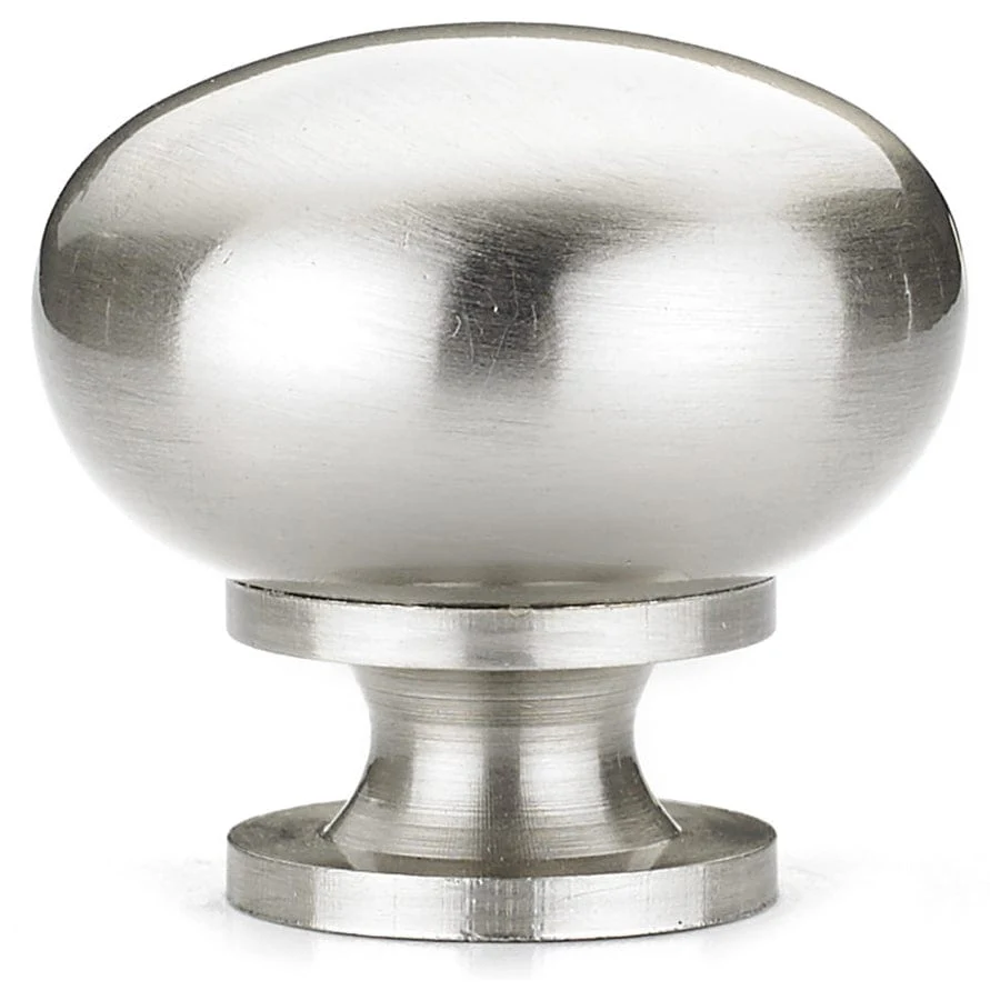 Traditional Knob, 1-1/4" D, Brushed Nickel - Image 3