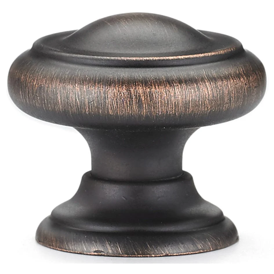 Traditional Knob, 1-3/16" D, Brushed Oil-Rubbed Bronze - Image 3
