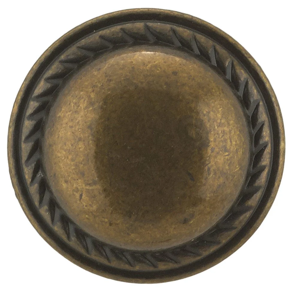 Traditional Knob, 1-3/16" D, Regency Brass - Image 2