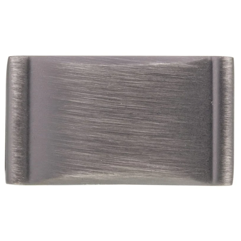 Traditional Knob, 1-3/8 in x 25/32-in, Antique Nickel - Image 2