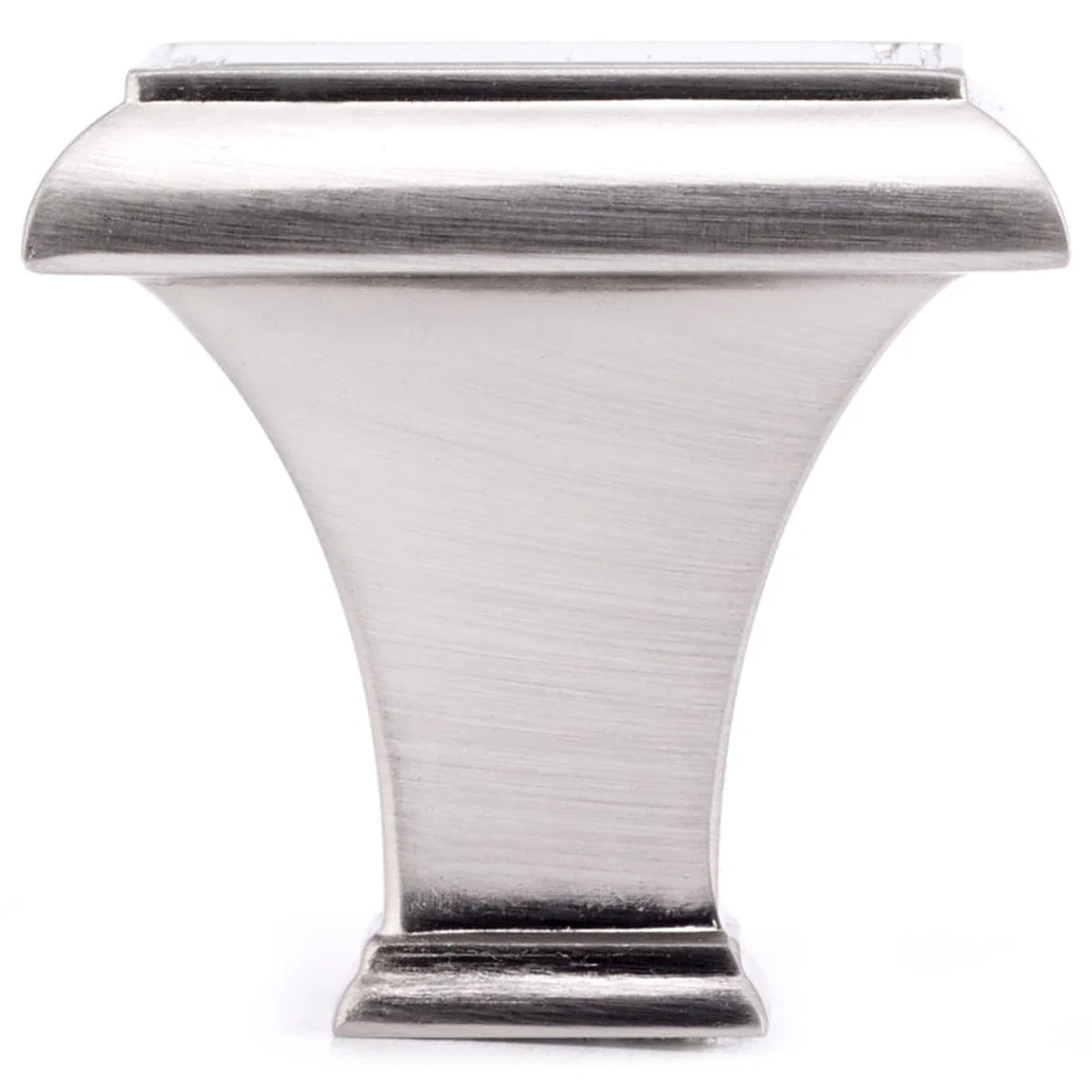 Traditional Knob, 1-3/8" x 1-3/8", Brushed Nickel - Image 3