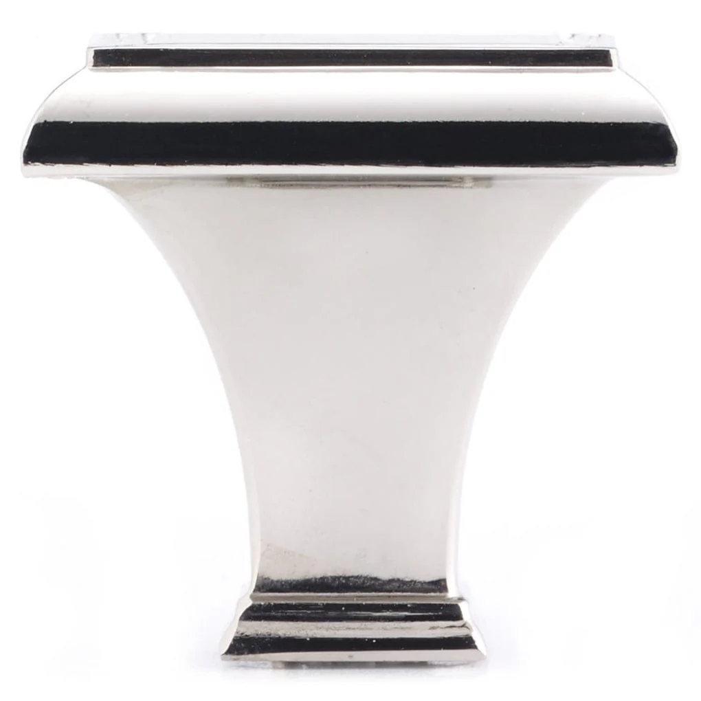 Traditional Knob, 1-3/8" x 1-3/8", Polished Nickel - Image 3