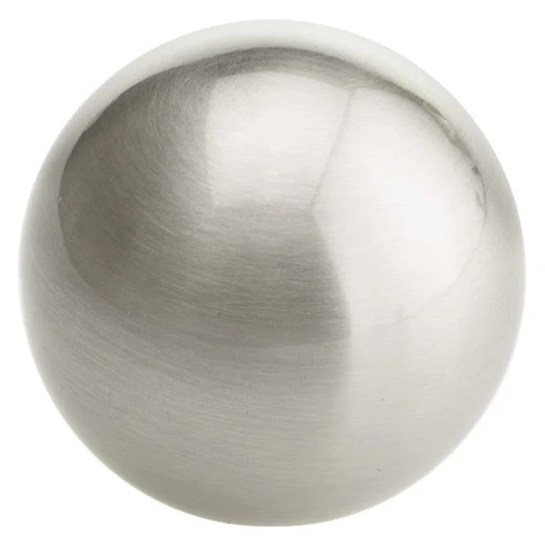 Traditional Knob, 1-9/16" D, Brushed Nickel