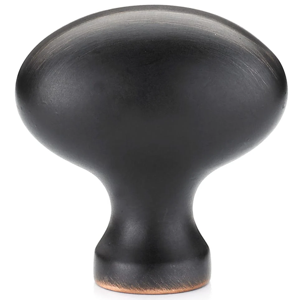 Traditional Knob, 1-9/16" x 7/8", Brushed Oil-Rubbed Bronze - Image 3