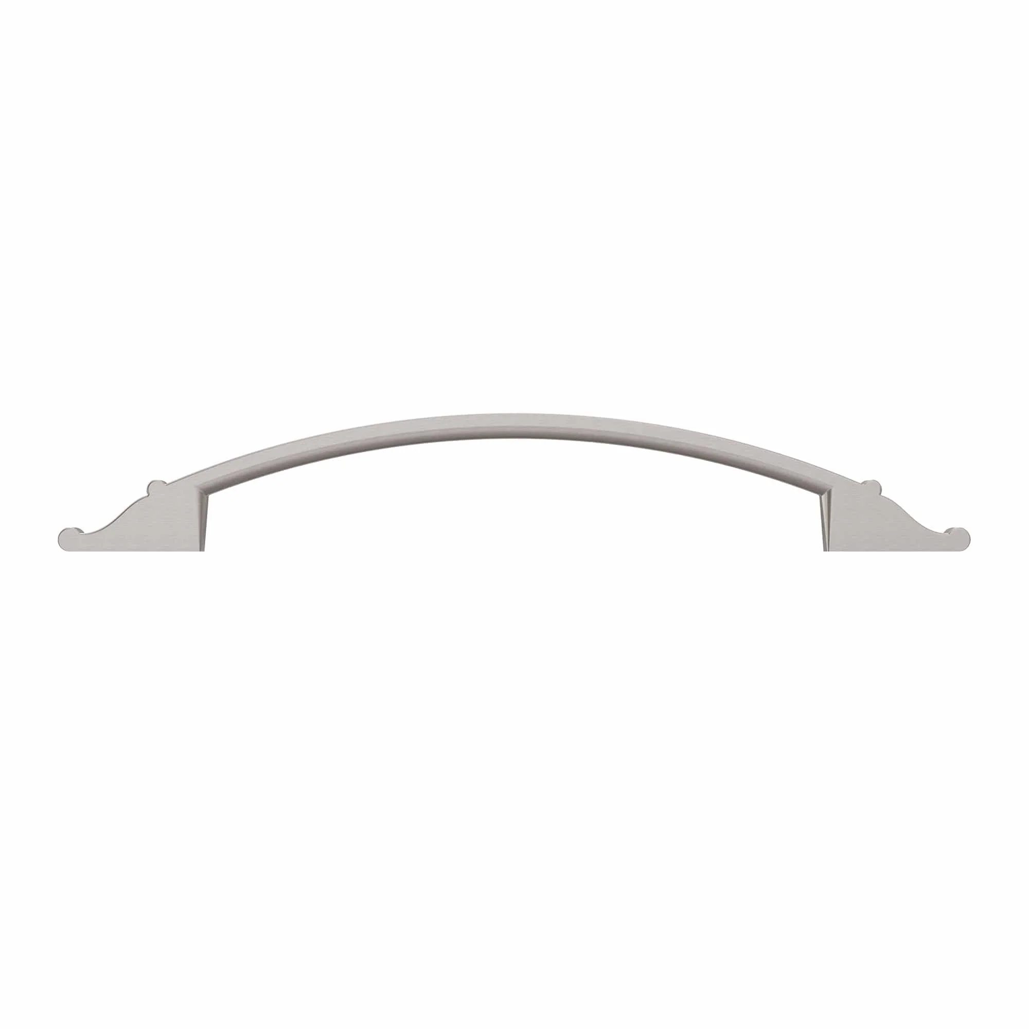 Traditional Pull, 12-5/8" Center-to-Center, Brushed Nickel - Image 2