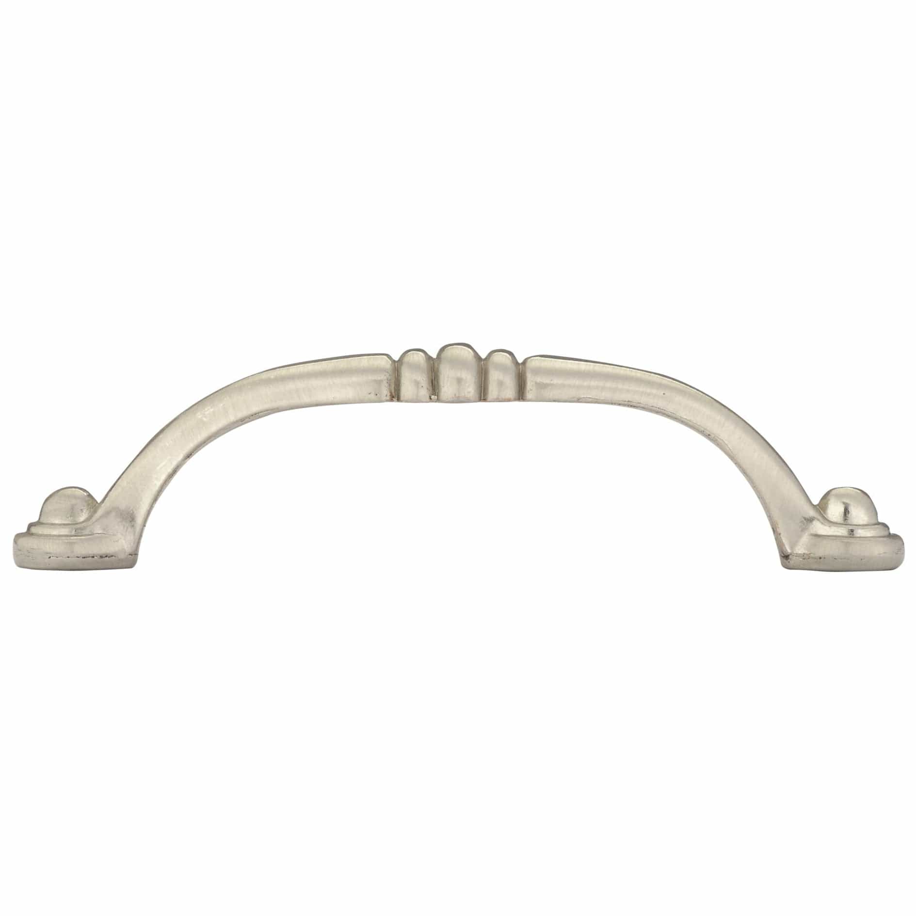 Traditional Pull, 3-3/4" Center-to-Center, Brushed Nickel - Image 3