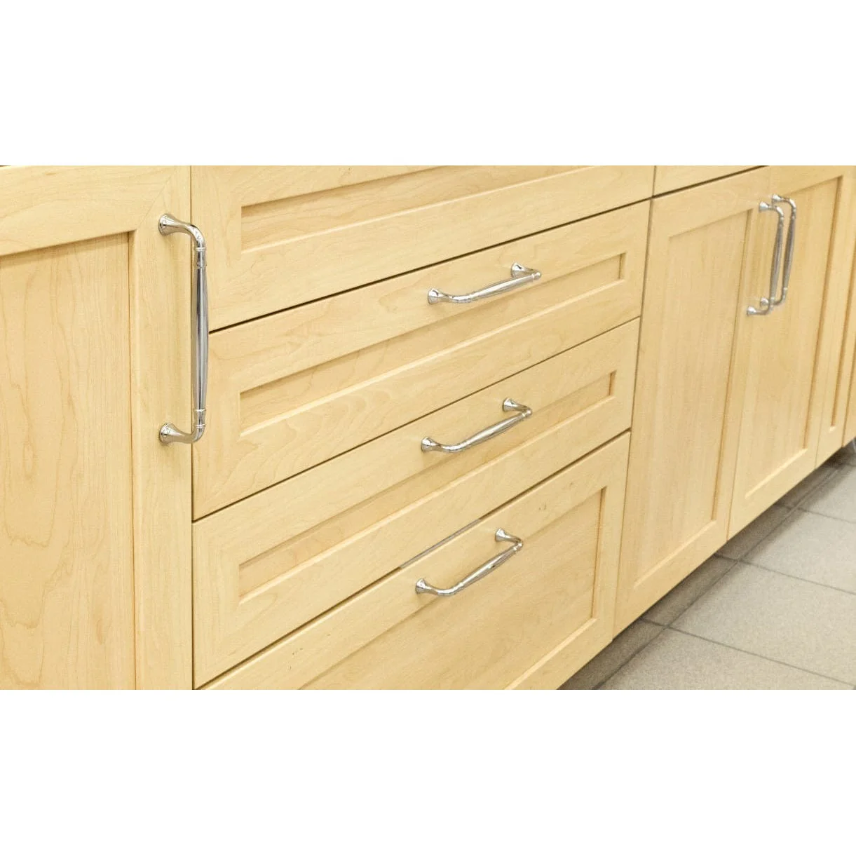 Traditional Pull, 5-1/16" Center-to-Center, Brushed Nickel - Image 4