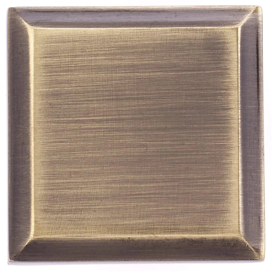 Transitional Knob, 1-1/4" x 1-1/4", Antique English - Image 2