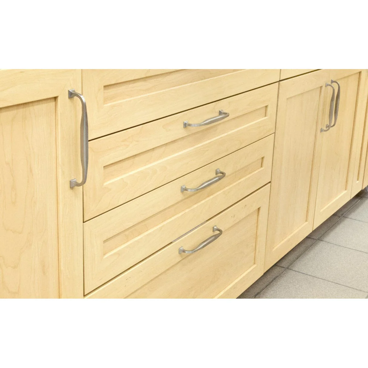 Transitional Pull, 5-1/16" Center-to-Center, Brushed Nickel - Image 2