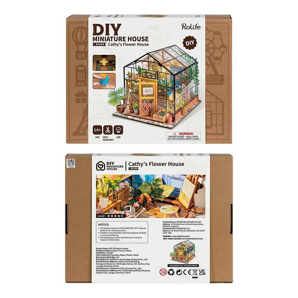 Cathy's Flower House Model Kit - Image 7