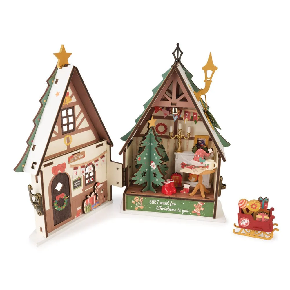 Twinkling Christmas House Model Kit - Image 3